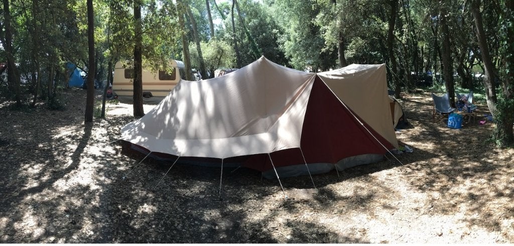 Goudplevier De Waard tent 3p, Caravans en Kamperen, Tenten, tot en met 3, Gebruikt, Ophalen