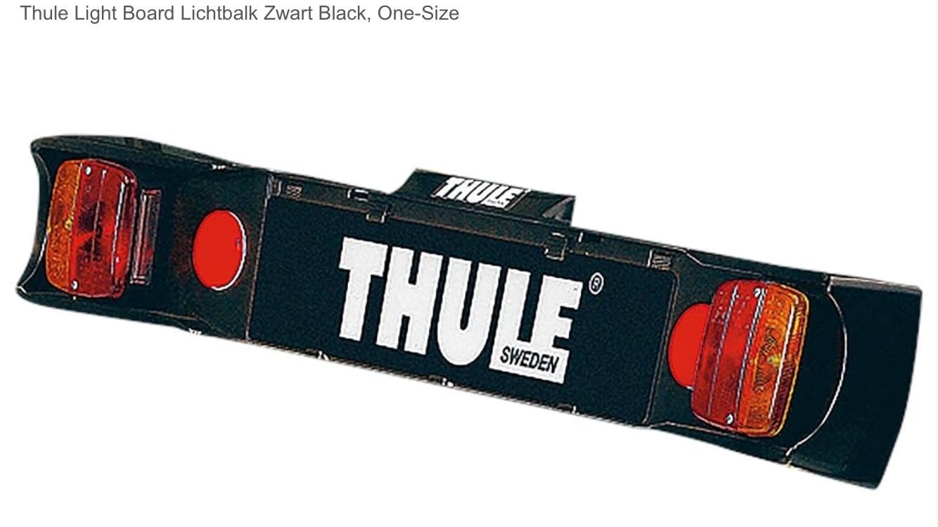 Thule Fietsendrager met Lichtbalk - Zwart, One-Size, Nieuw, Ophalen of Verzenden, 2 fietsen, Trekhaakdrager