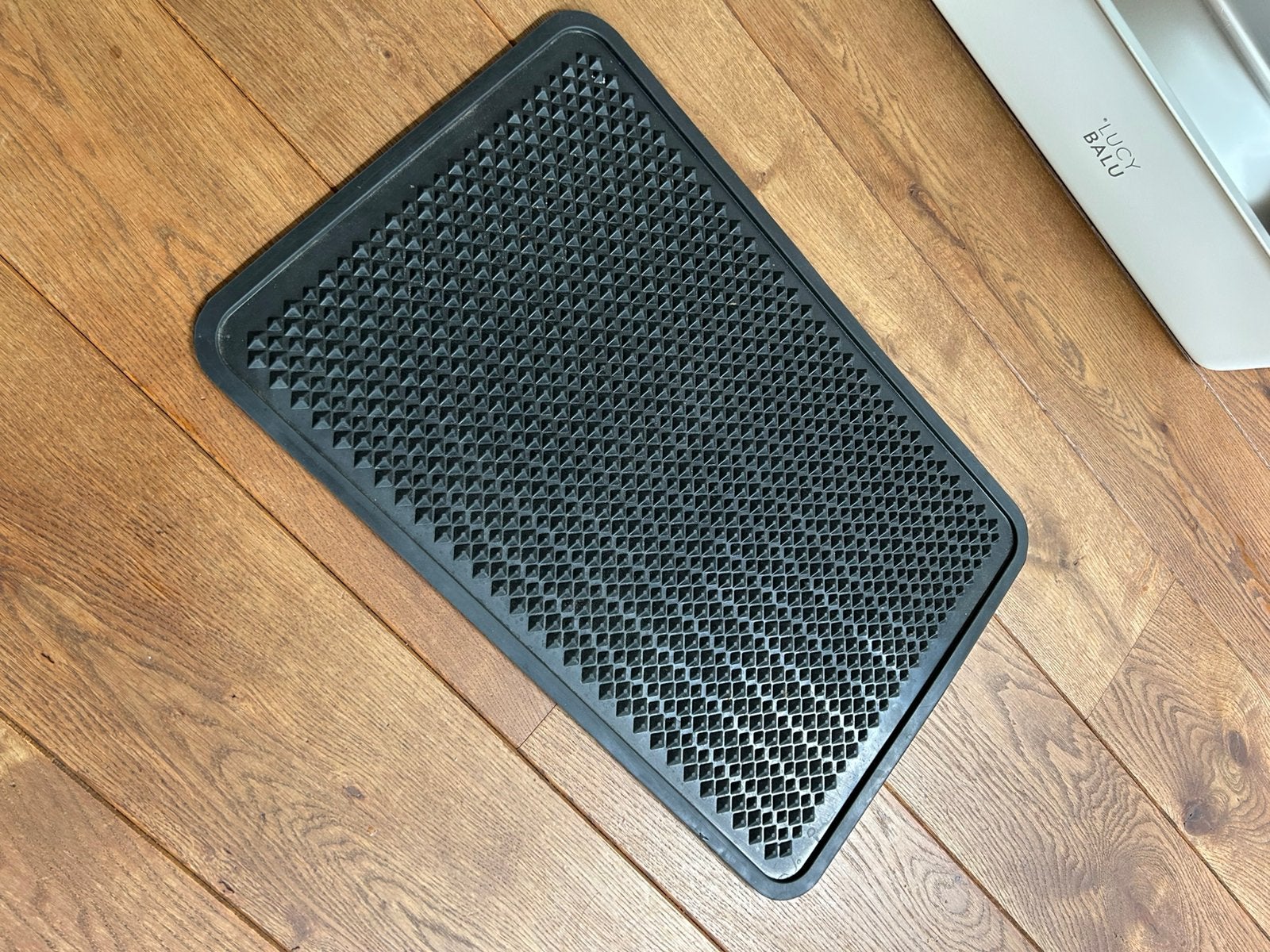 Kattenbak mat zwart, Dieren en Toebehoren, Ophalen of Verzenden, Zo goed als nieuw