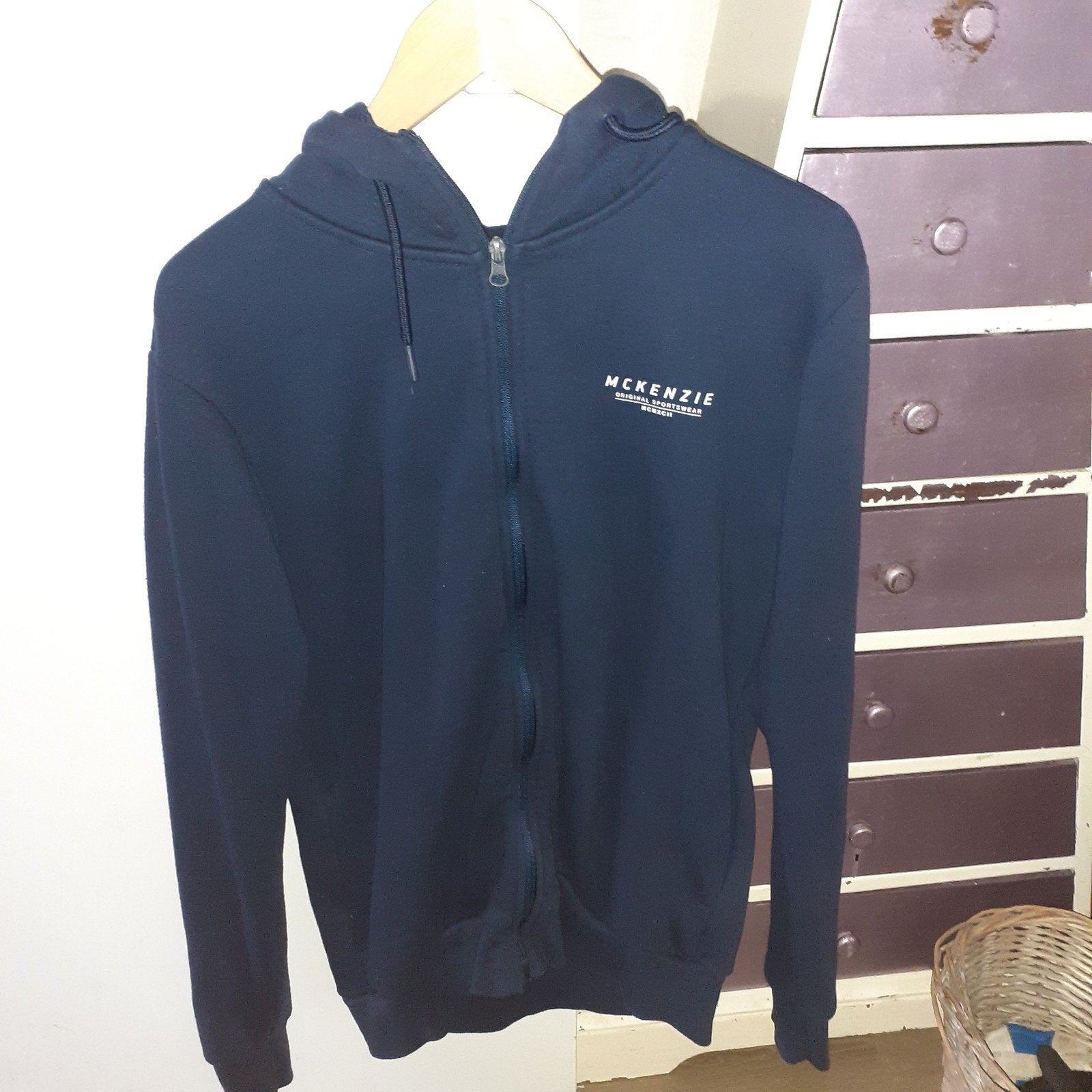 Nieuw! McKenzie hoodie met rits - Maat L, Maat 52/54 (L), Blauw, Nieuw, Ophalen of Verzenden