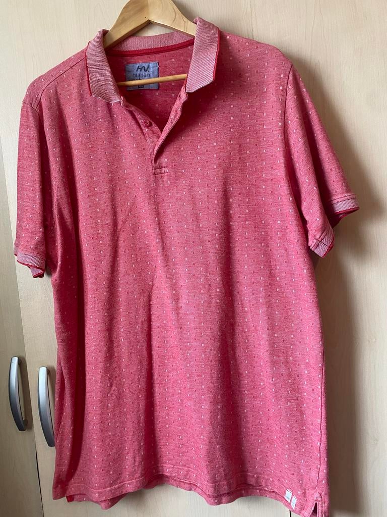 Human Nature Polo Shirt Rood XXL, Ophalen of Verzenden, Zo goed als nieuw, Overige maten, Rood