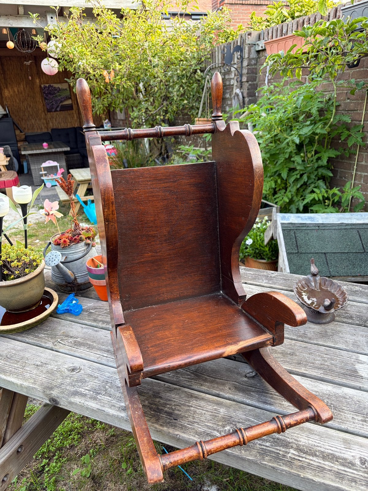 Poppenstoel of slee, Antiek en Kunst, Ophalen