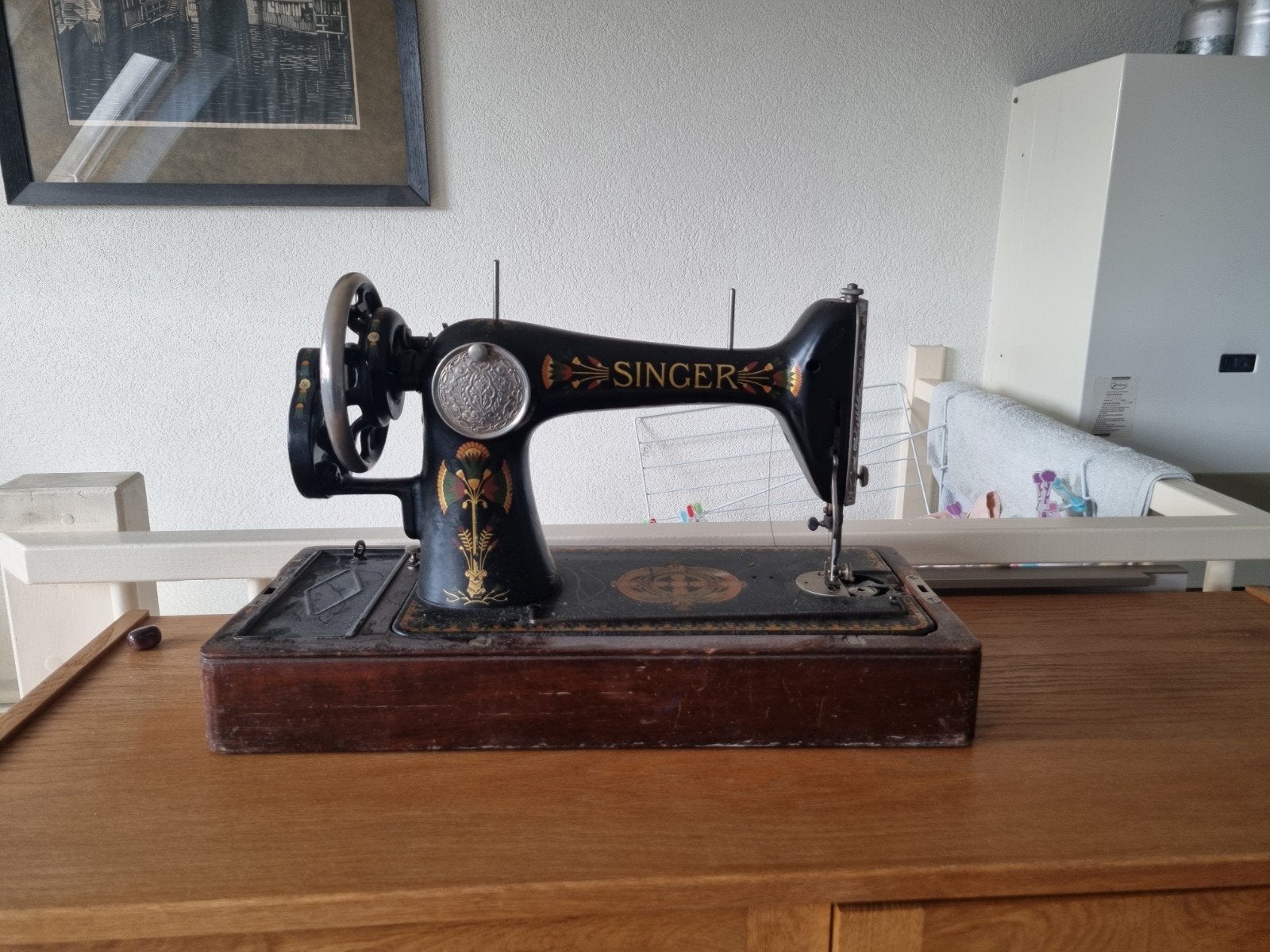 mooie singer naaimachine, Ophalen of Verzenden