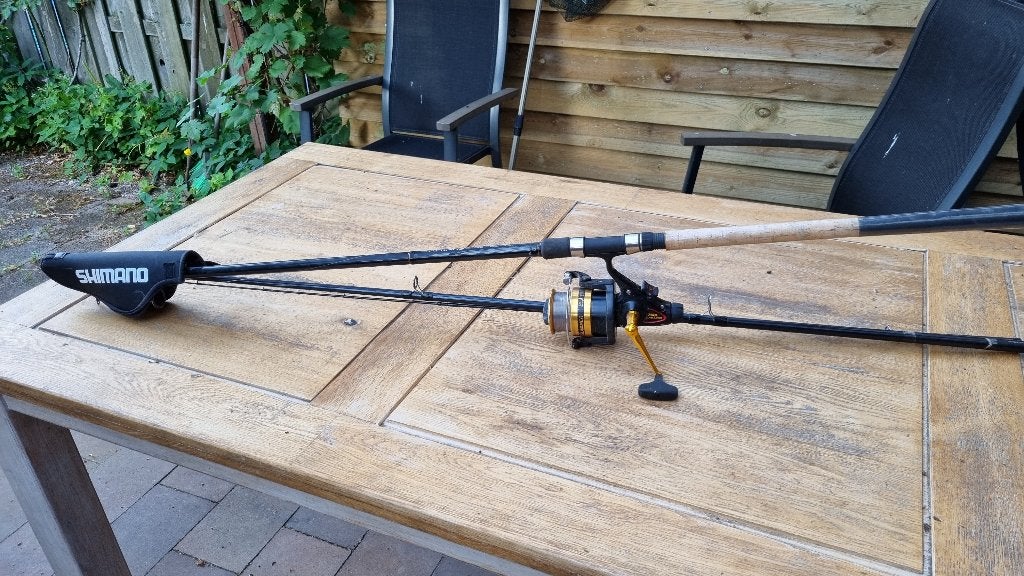 shimano aernos longcast, Ophalen of Verzenden, Zo goed als nieuw, Werphengel