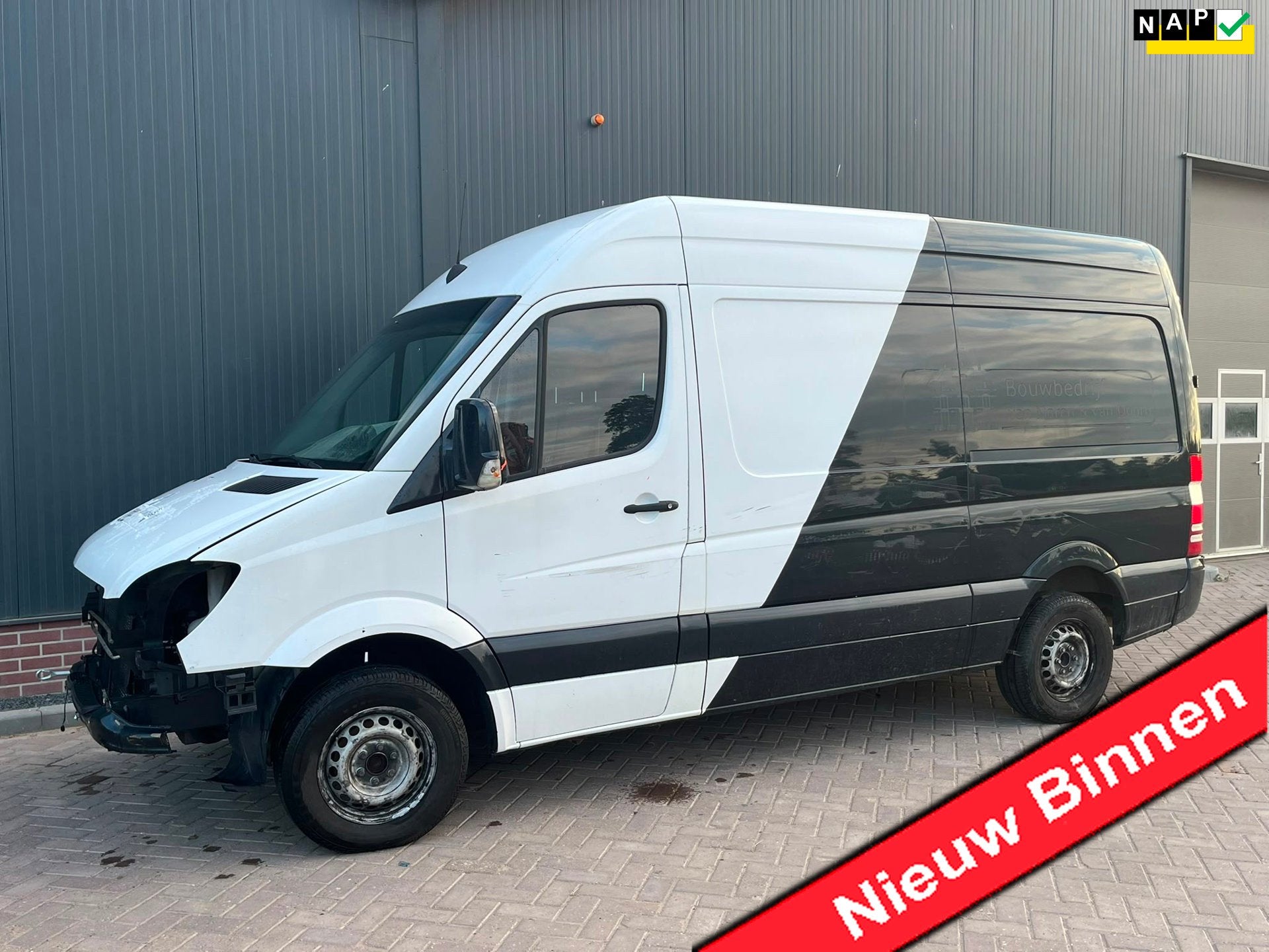 Mercedes-Benz Sprinter 319 3.0 CDI 366 HD DC ( SCHADE), Auto's, Automaat, Achterwielaandrijving, Gebruikt, Electronic Stability Program (ESP)