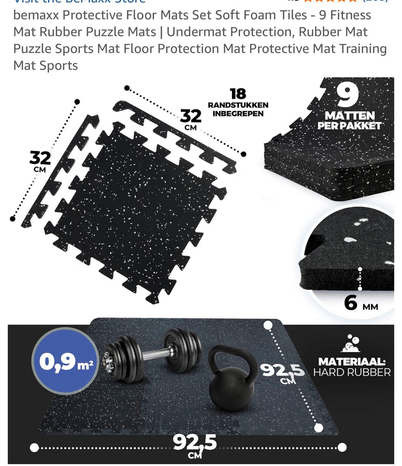 Protective floor mats, Ophalen, Zo goed als nieuw