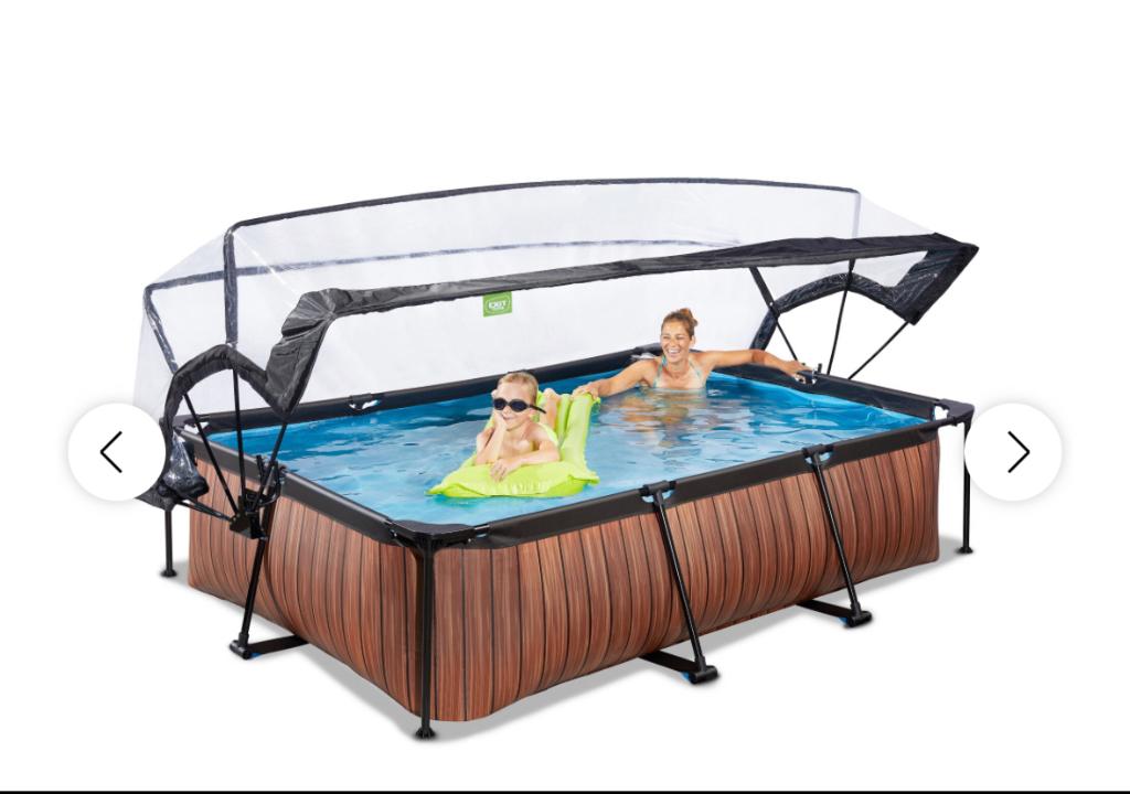 Zwembad met overkapping 300x200x65, Ophalen, Zo goed als nieuw, Opzetzwembad, 200 tot 400 cm
