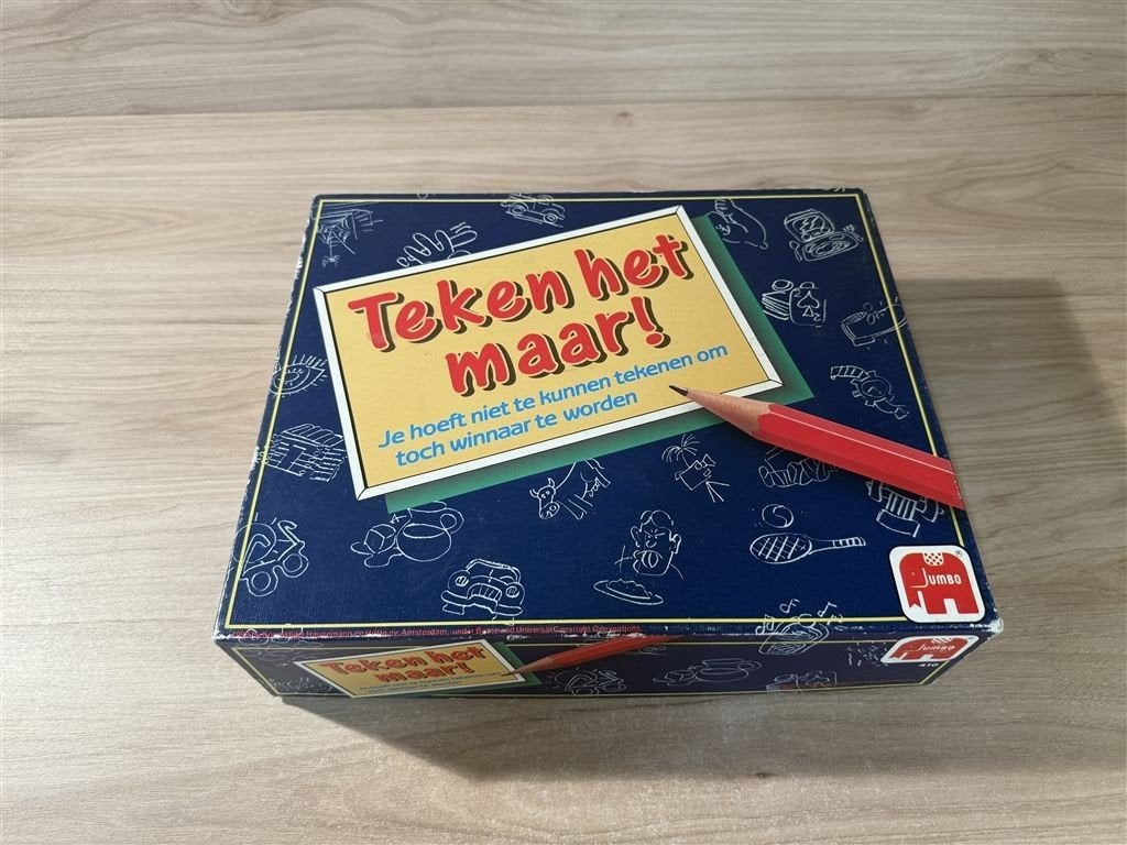 Teken het maar - s6050, Hobby en Vrije tijd, Gezelschapsspellen | Bordspellen, Verzenden, Zo goed als nieuw
