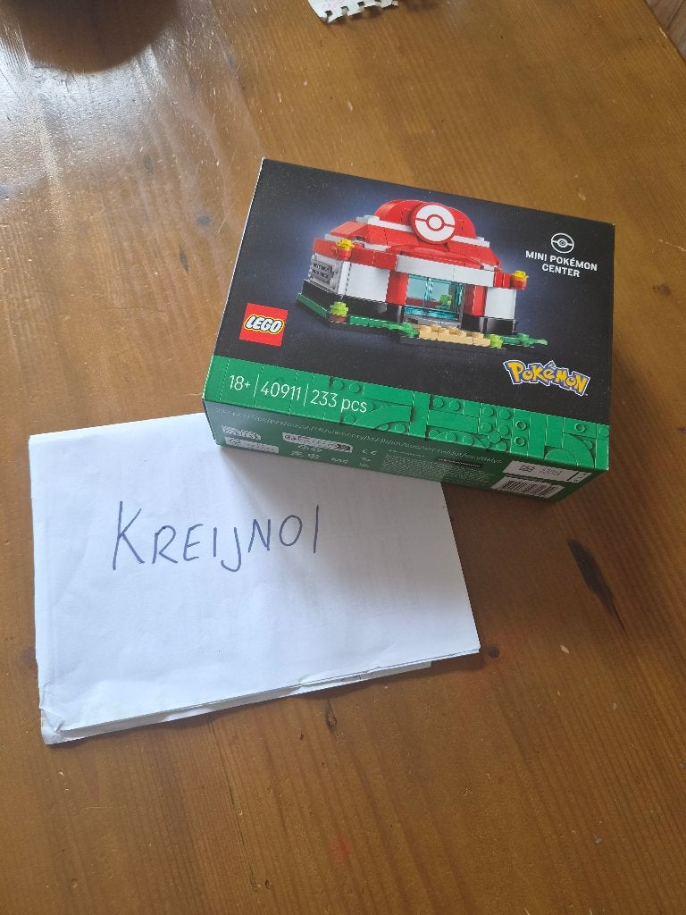 Lego Mini Pokémon Center, Overige thema's, Lego, Nieuw, Complete set