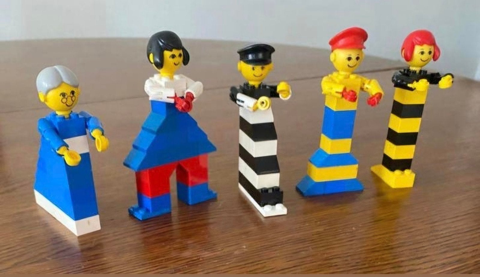 Vintage lego figuren, Lego, Compleet, Ophalen of Verzenden, Zo goed als nieuw
