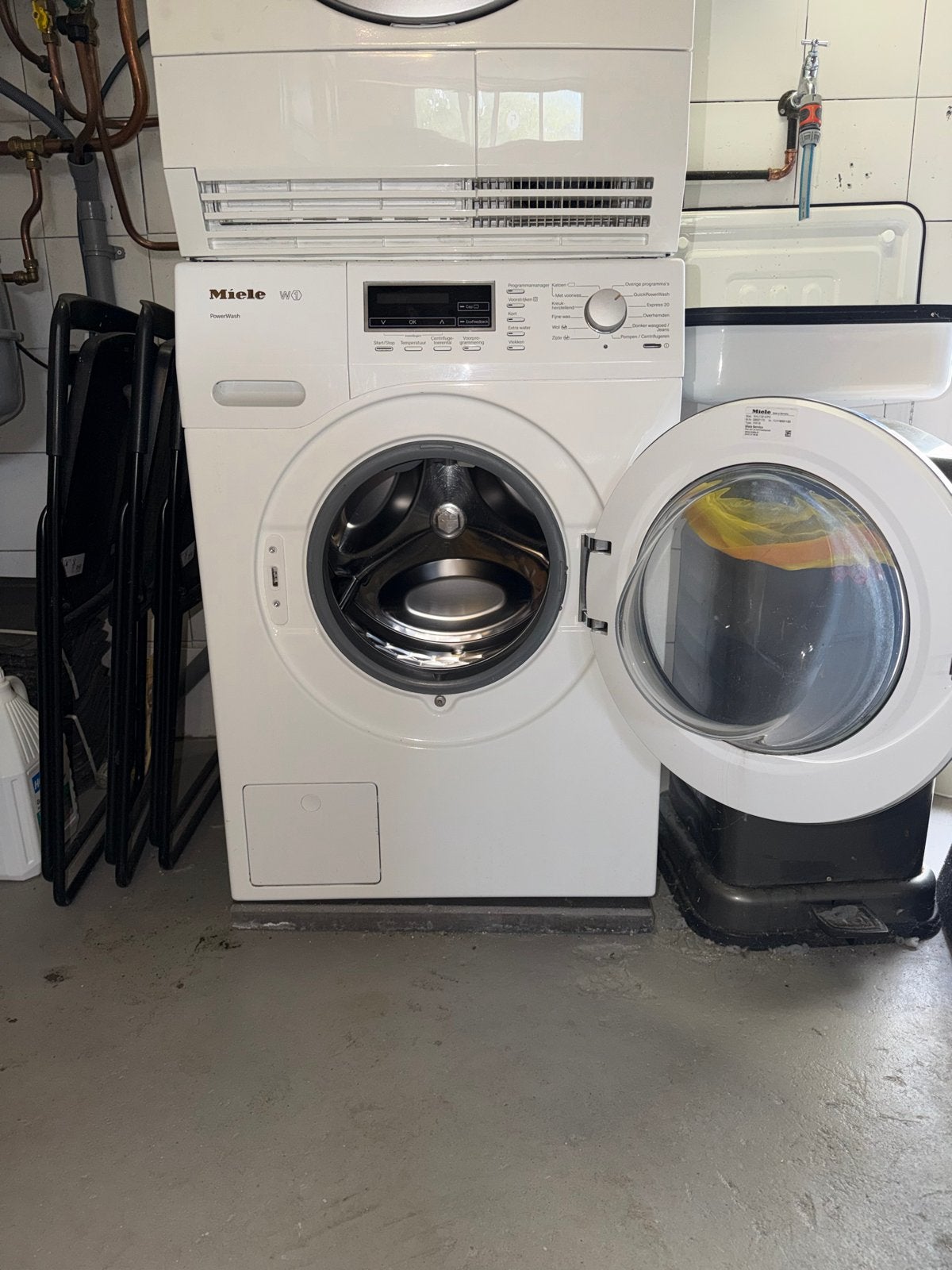 Miele W1 WKJ130 WPS Wasmachine, Witgoed en Apparatuur, 6 tot 8 kg, Ophalen, Gebruikt, Voorlader