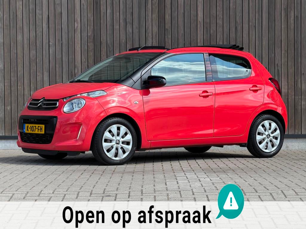 Citroen C1 1.0 e-VTi Airscape Shine / Automaat / Cabrio /, Auto's, Stof, Gebruikt, 4 stoelen, C1