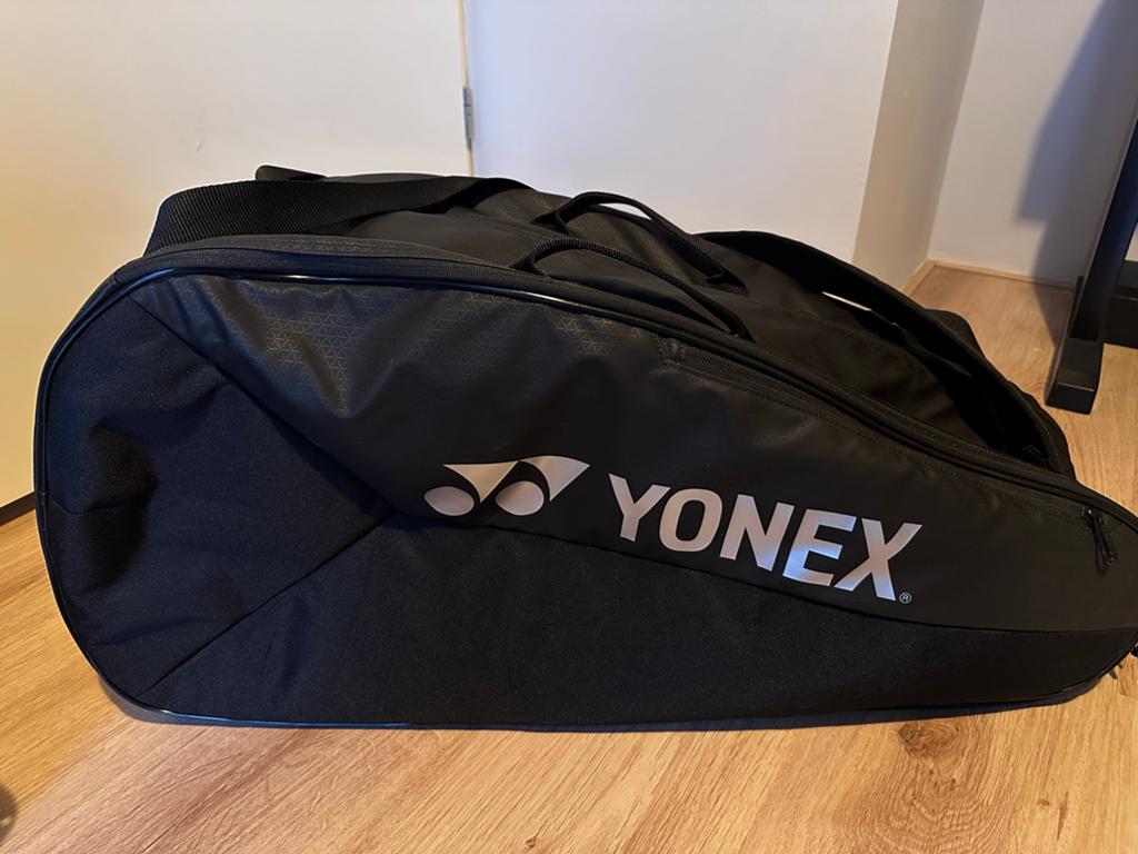 Yonex Teambag 42529 EX Black - Badminton / Tennis tas, Sport en Fitness, Badminton, Ophalen of Verzenden, Zo goed als nieuw, Tas