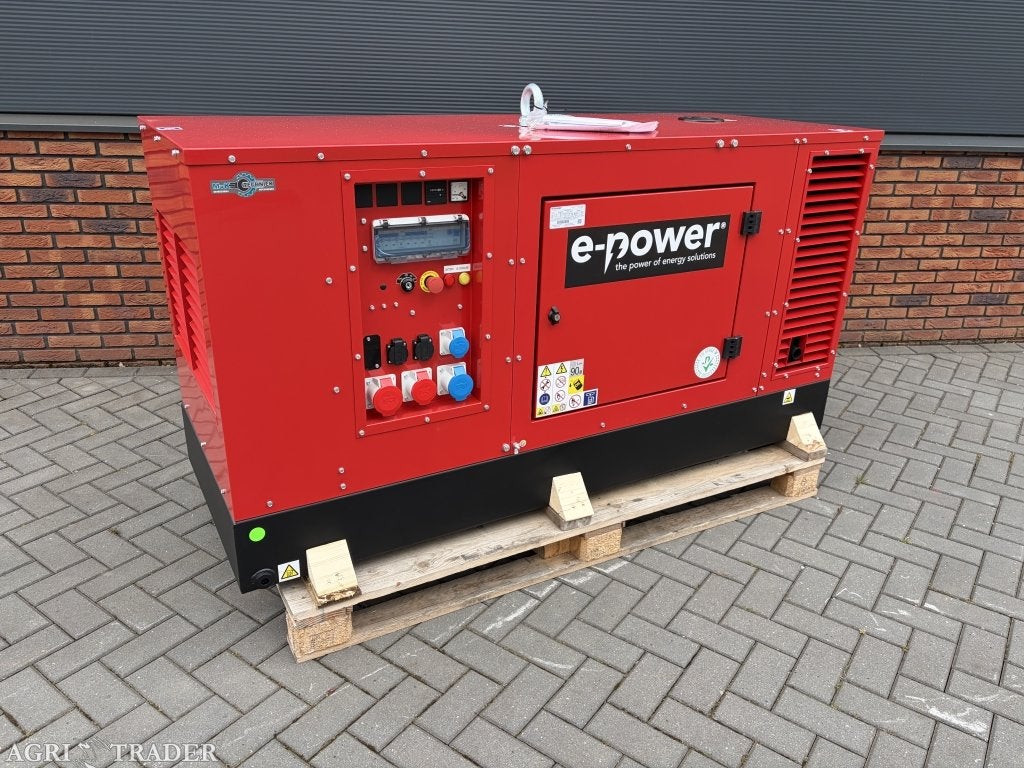 E-Power / Europower EPS20TDE Kubota Diesel generator - 19 kV, Doe-het-zelf en Verbouw, Ophalen, -, Niet opgegeven, 10 tot 30 kVA