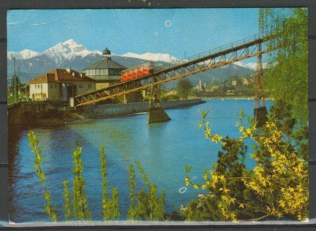 Locomotief Hungerburgbahn Foto-Ansichtkaart Trein t-227 jdu, Ophalen of Verzenden, Zo goed als nieuw, Trein, Kaart of Prent
