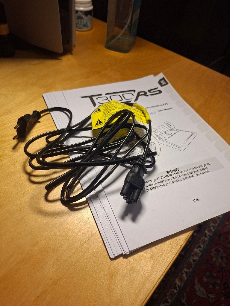 T300 RS (GT) power cable, Racestuur, Nieuw, Ophalen of Verzenden, Thrustmaster