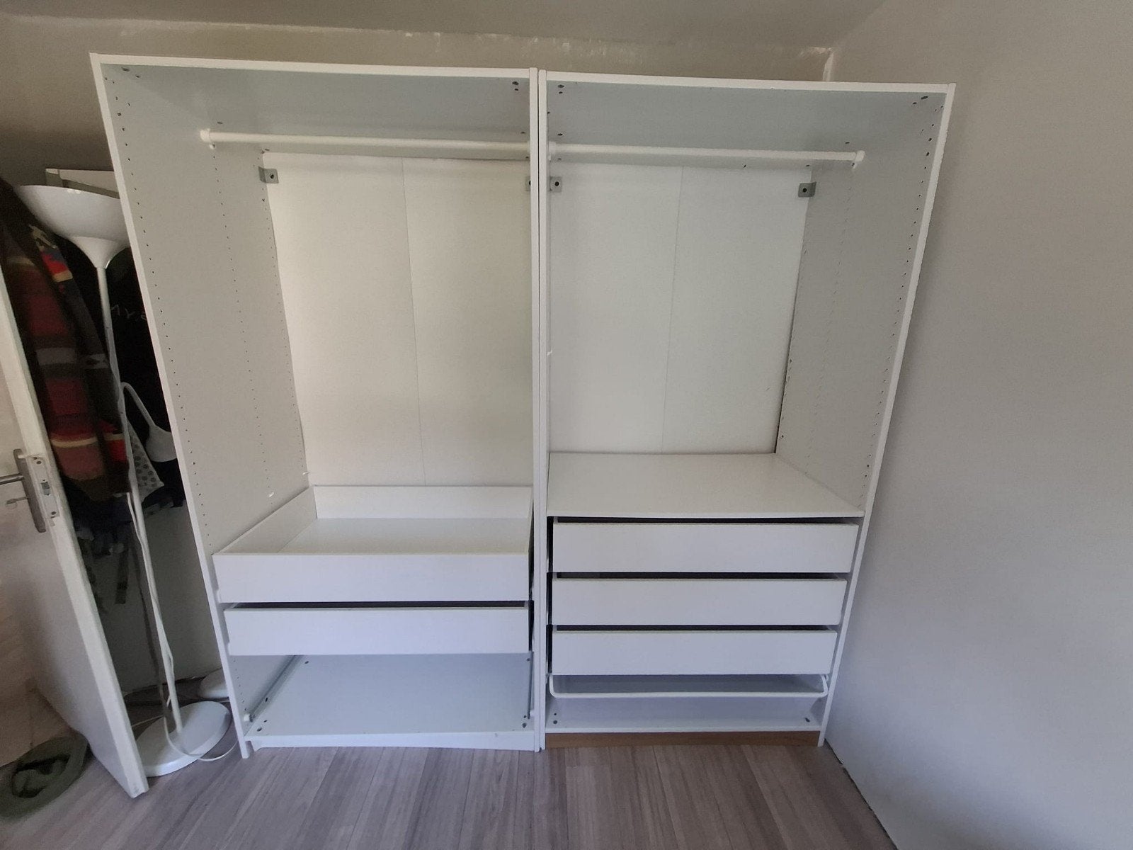 IKEA PAX kledingkast 200 cm breed – 2 kasten + lades / KOMPL, Ophalen, 150 tot 200 cm, 200 cm of meer