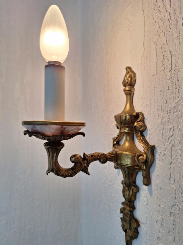 Empire wandlampje, Antiek en Kunst, Antiek | Lampen, Ophalen of Verzenden