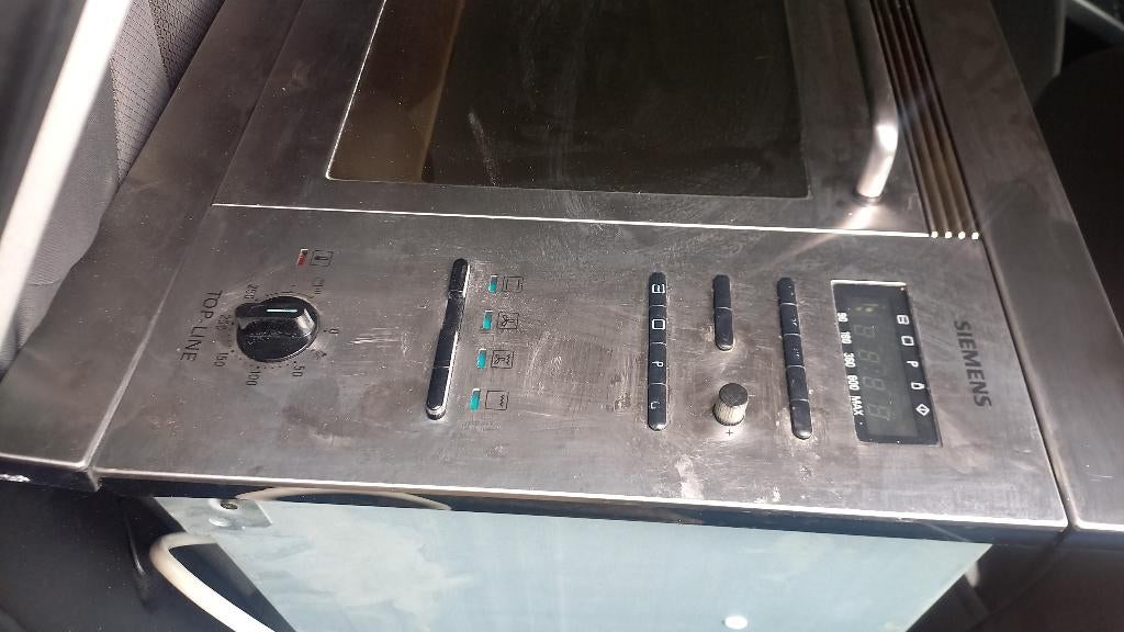 Combi oven magnetron van siemens, Gebruikt, Inbouw, Magnetronfunctie, Ophalen