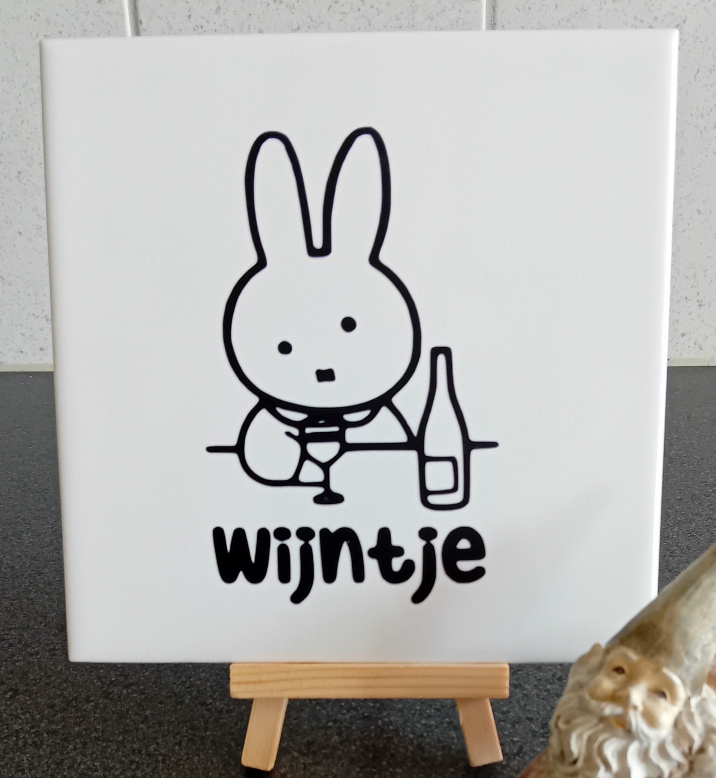 Nijntje Wijntje Tegeltje, Antiek en Kunst, Antiek | Wandborden en Tegels, Ophalen of Verzenden
