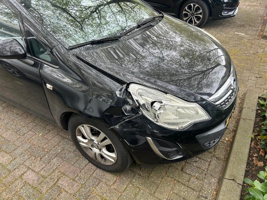 Opel Corsa 1.3 Cdti 70KW 3D 2011 Zwart (schade), Voorwielaandrijving, Zwart, Origineel Nederlands, Particulier