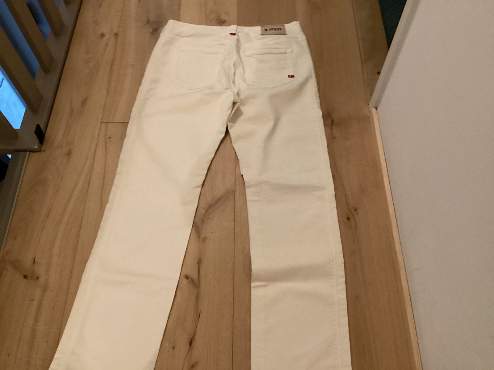 Jaggy jeans creme. Nieuw maat 33lengte 34, Ophalen, Nieuw, Maat 52/54 (L), Beige