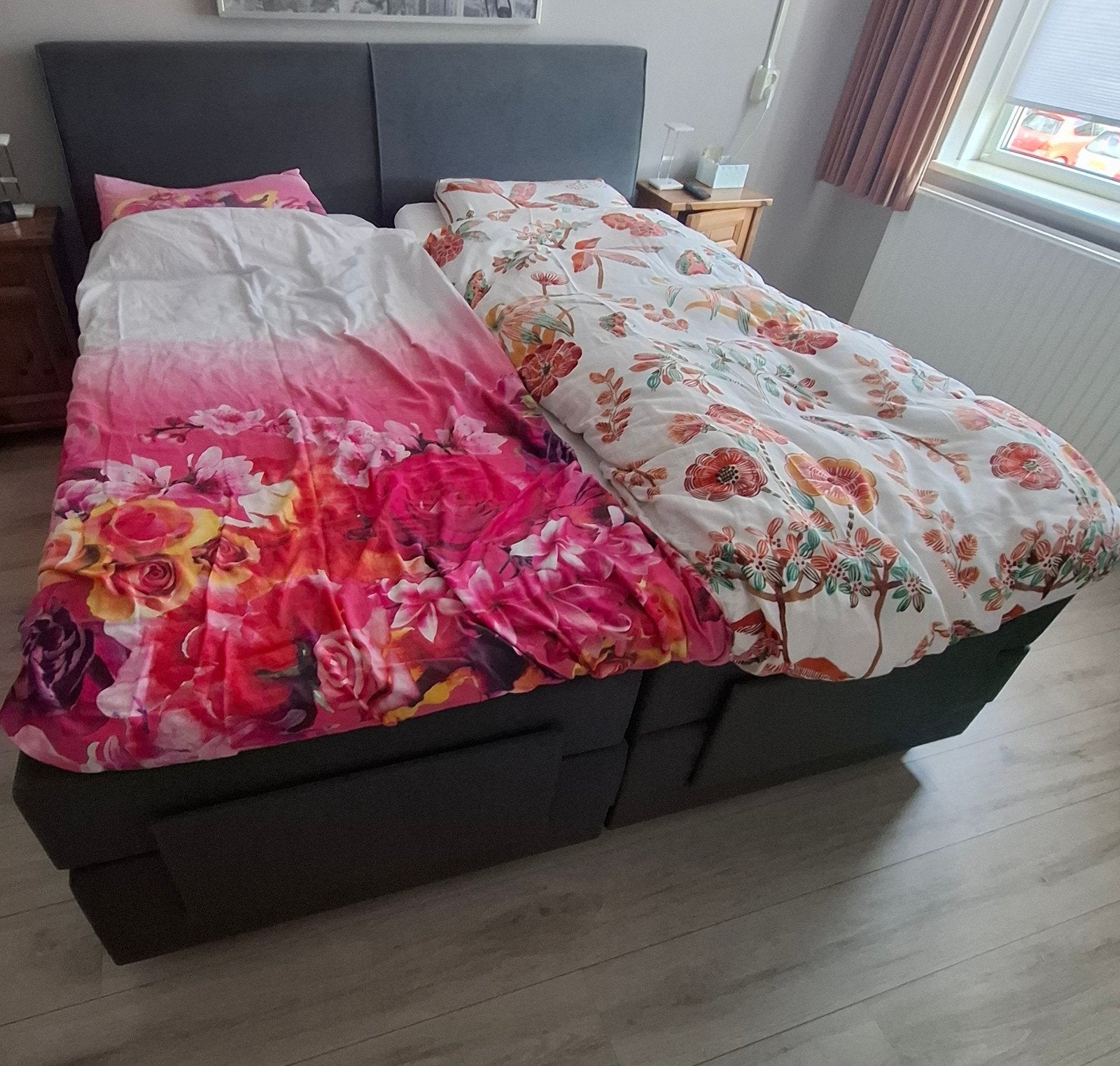 2 persoonsbed, verstelbaar ( Elektrisch), Ophalen, Tweepersoons