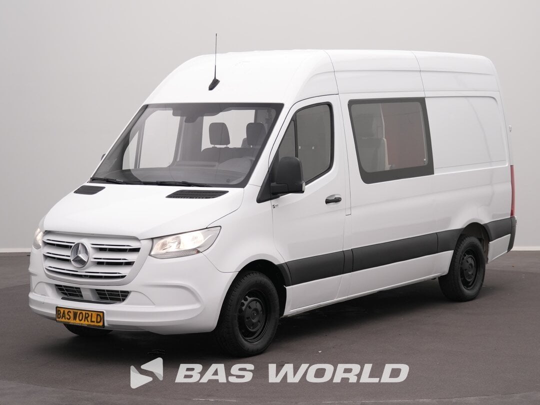 Mercedes Sprinter 314 CDI Dubbel Cabine L2H2 Airconditioning, Auto's, Bestelauto's, Automaat, Gebruikt, Euro 6, 4 cilinders