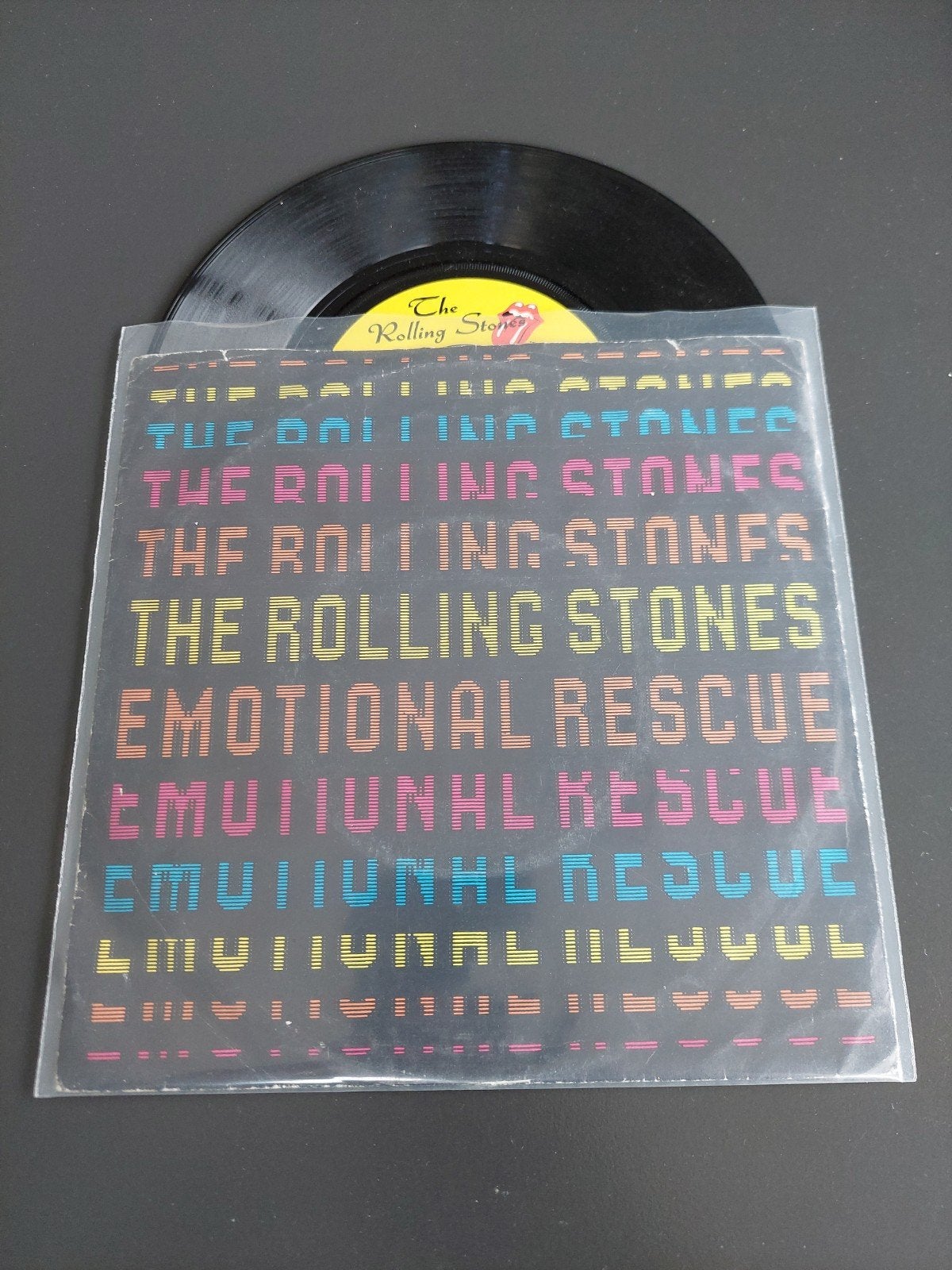 The Rolling Stones emotional rescue, Gebruikt, Overige genres, 7 inch, Single
