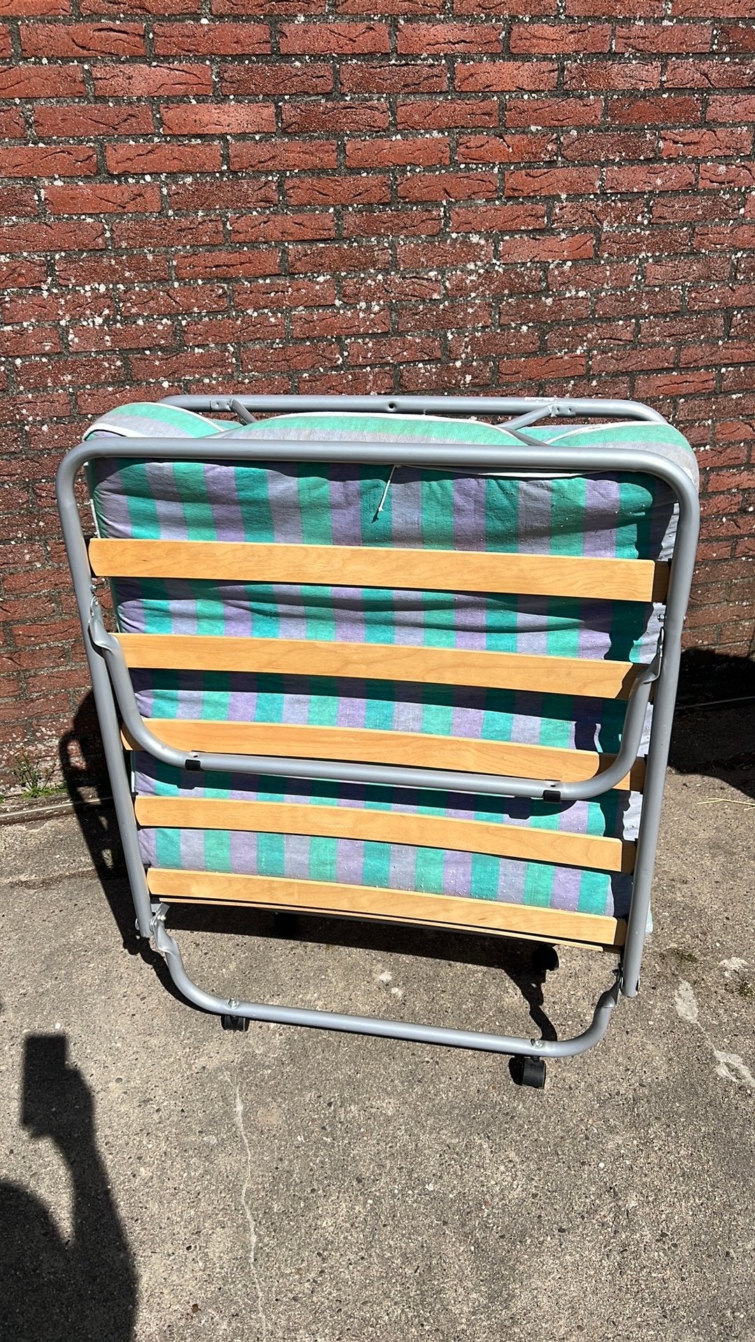 Opklap bed 1 persoons, Ophalen, Gebruikt, 90 cm, Eenpersoons