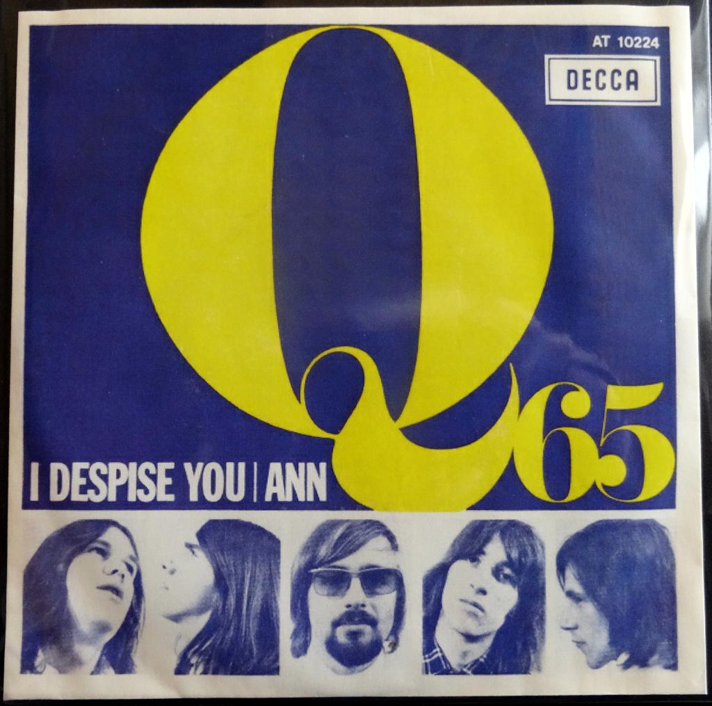 Vinyl single Q65 - I despise you/Ann voor € 4,00, Gebruikt, 7 inch, Single, Ophalen of Verzenden