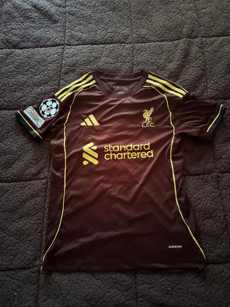 Champions league shirt van Liverpool fc 2026/27, Maat S, Ophalen, Gebruikt, Shirt