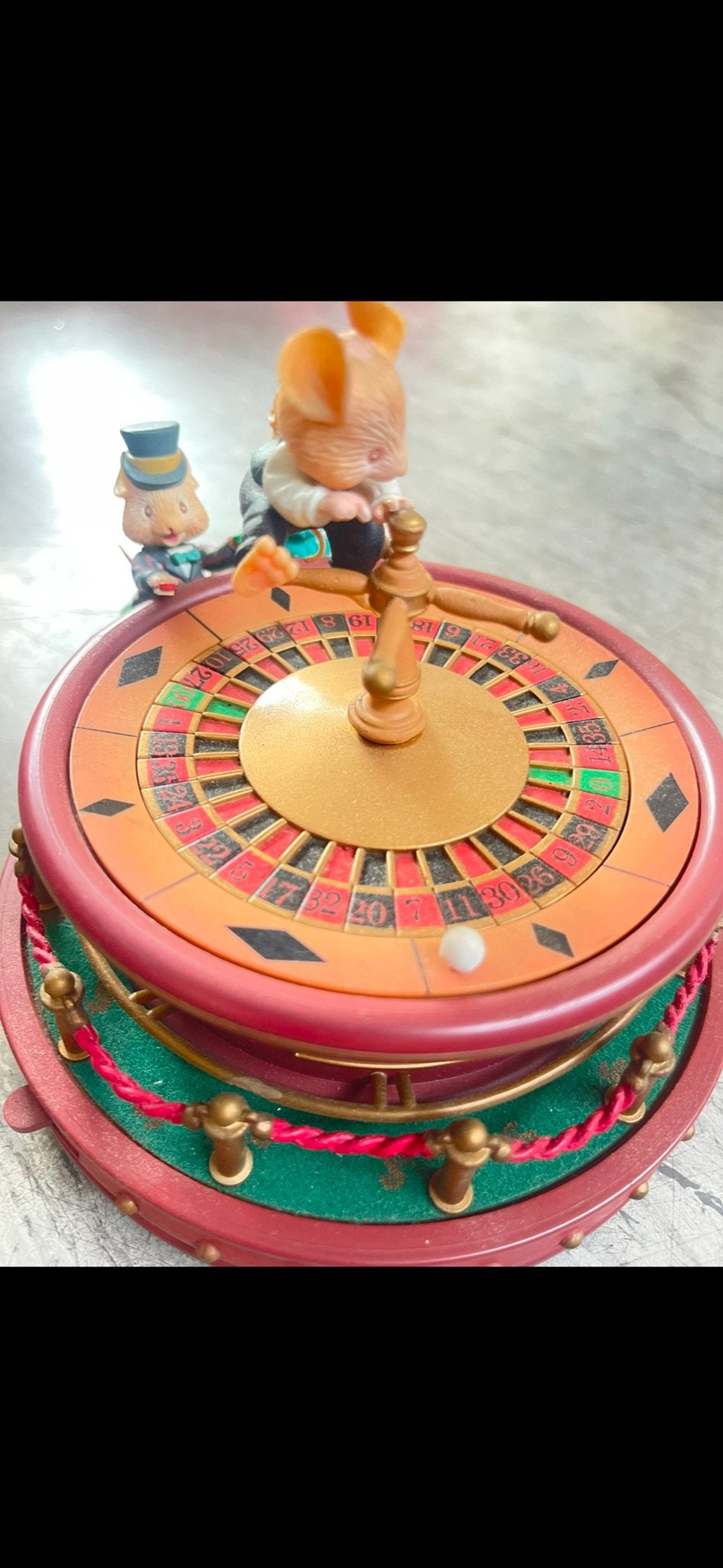 Enesco Muziekdoos Roulette 1993 - Werkende Staat, Verzenden, Gebruikt