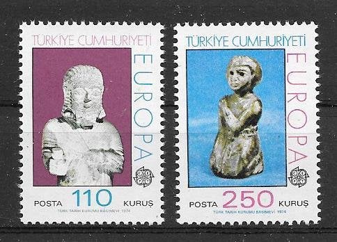 Turkije 1974  Europa, Verzenden, Overige landen, Postfris