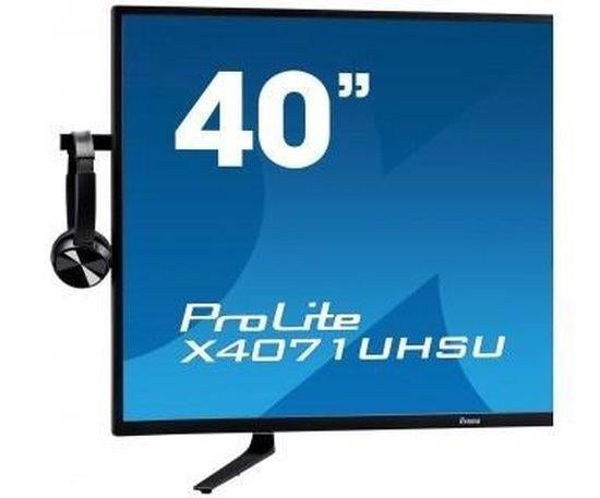Iiyama ProLite X4071UHSU-B1 Zwart 40 inch, Ophalen, Gebruikt, HDMI, 60 Hz of minder