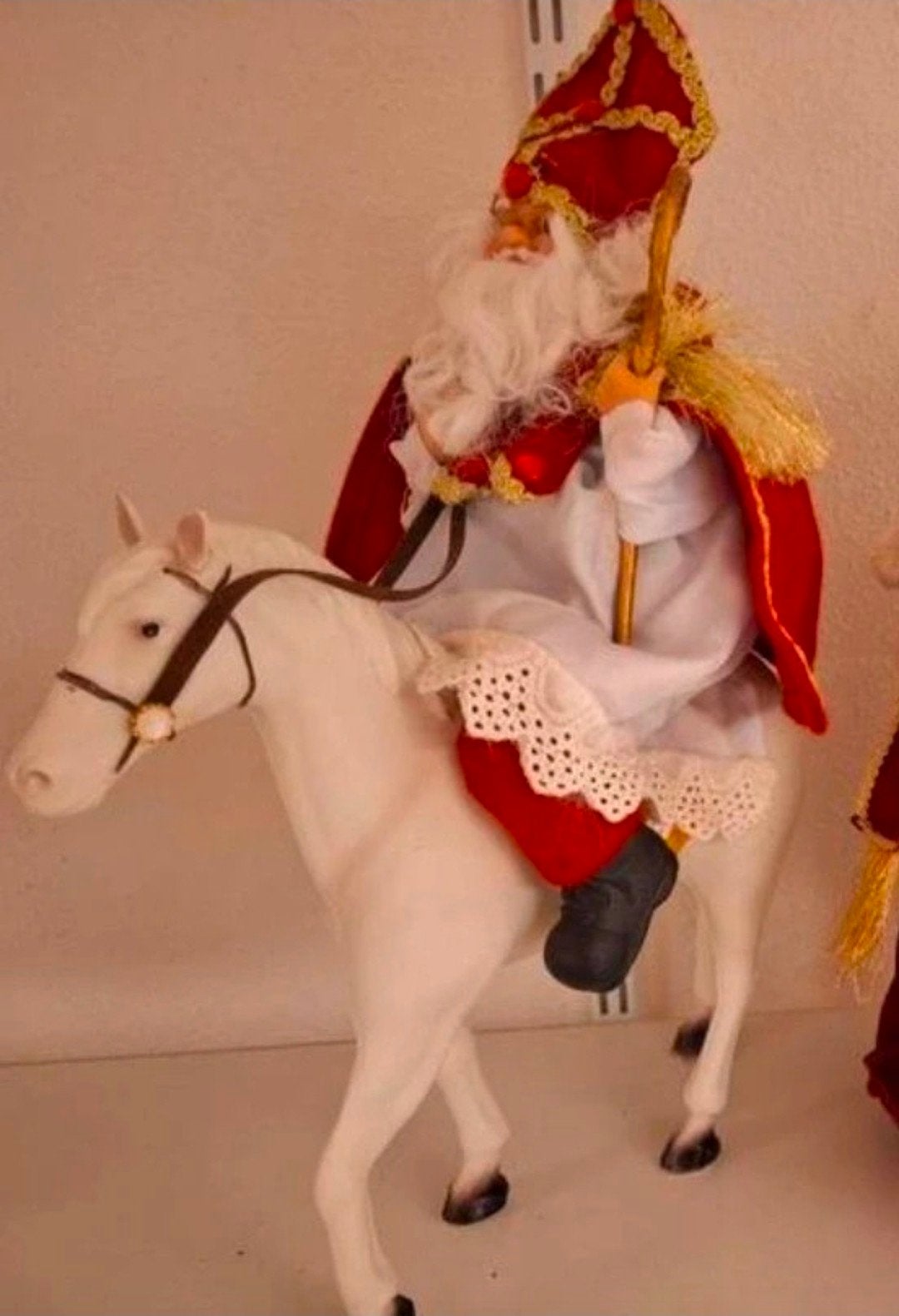 sinterklaas pop op paard, Diversen, Sinterklaas, Ophalen of Verzenden, Zo goed als nieuw