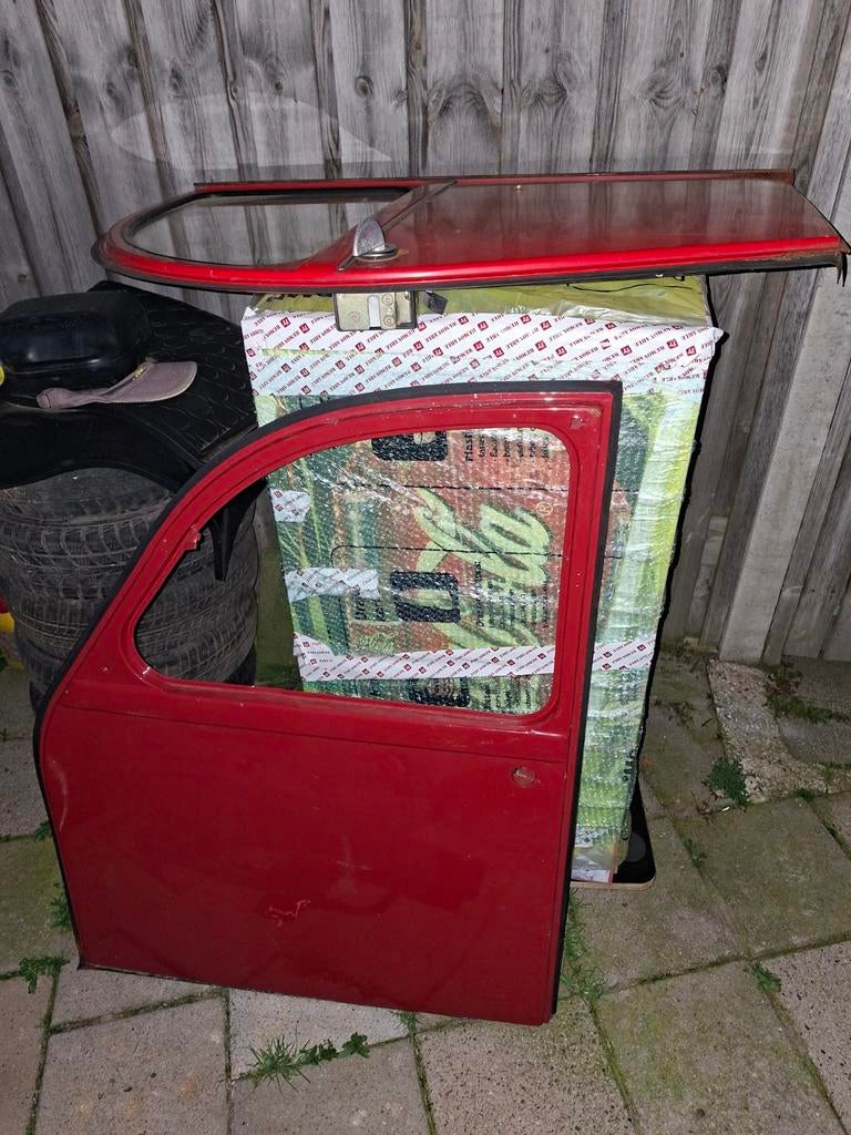 Citroen eend deuren, Ophalen