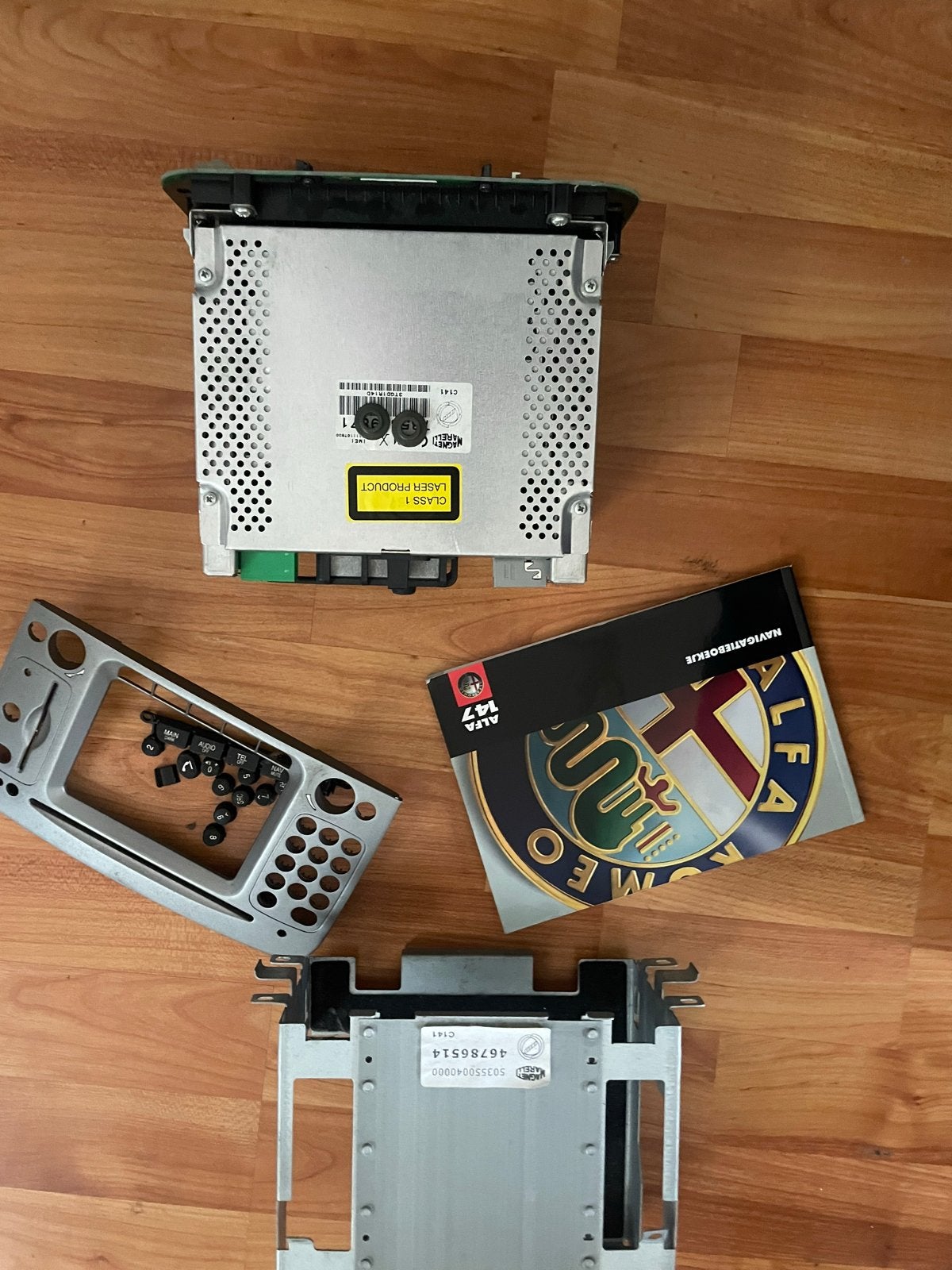 Alfa Romeo 147 Navigatiesysteem (onderdelen), Ophalen, Gebruikt