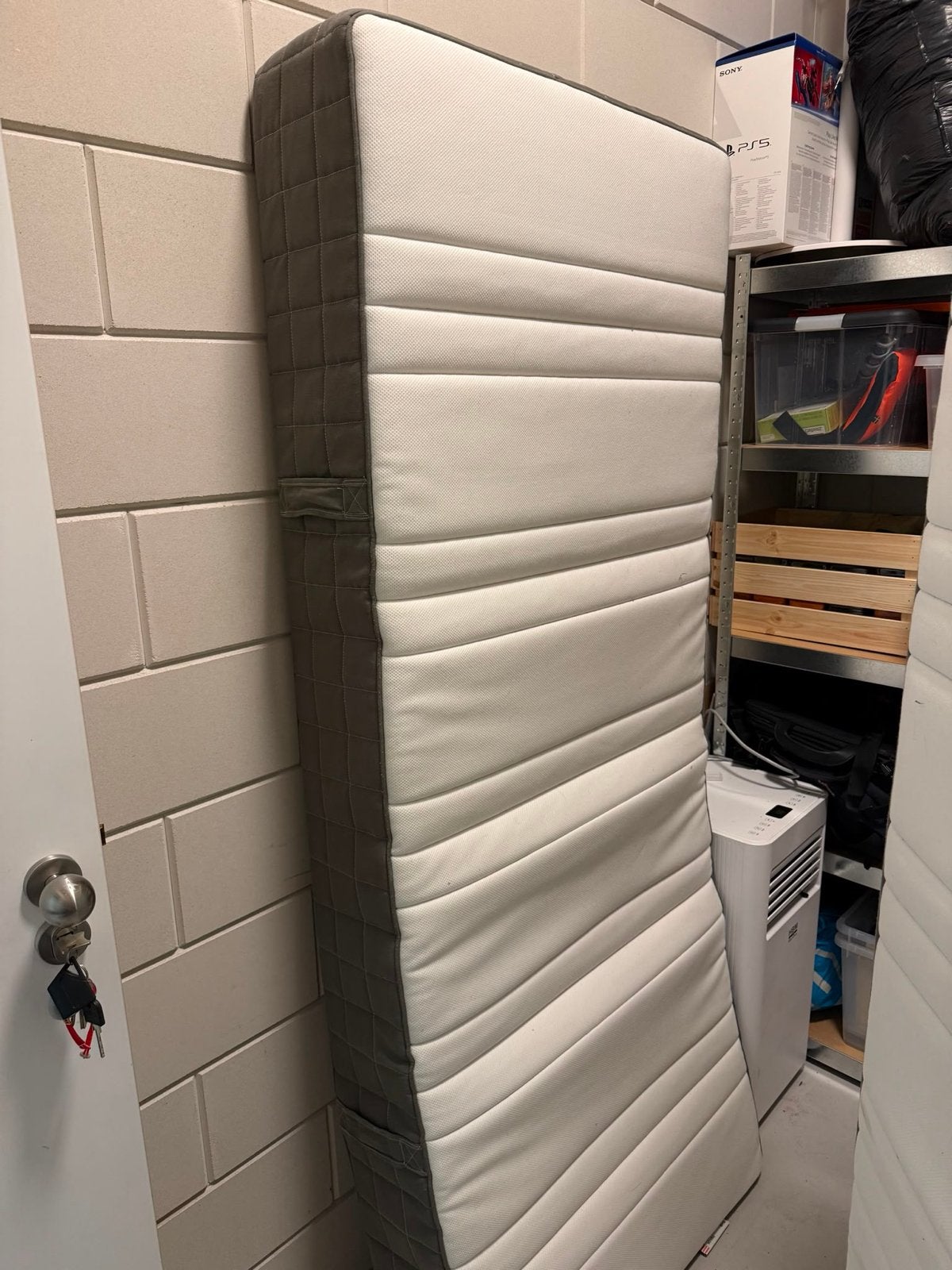 Ikea Hovag matras 90x200 cm - Zo goed als nieuw, Ophalen, 90 cm, Eenpersoons, Zo goed als nieuw