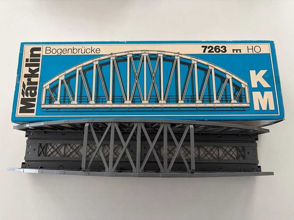 Märklin 7263 Bogenbrücke H0 - Boogbrug voor modelspoorbaan, Hobby en Vrije tijd, Modeltreinen | H0, Wisselstroom, Gebruikt, Brug, Tunnel of Gebouw