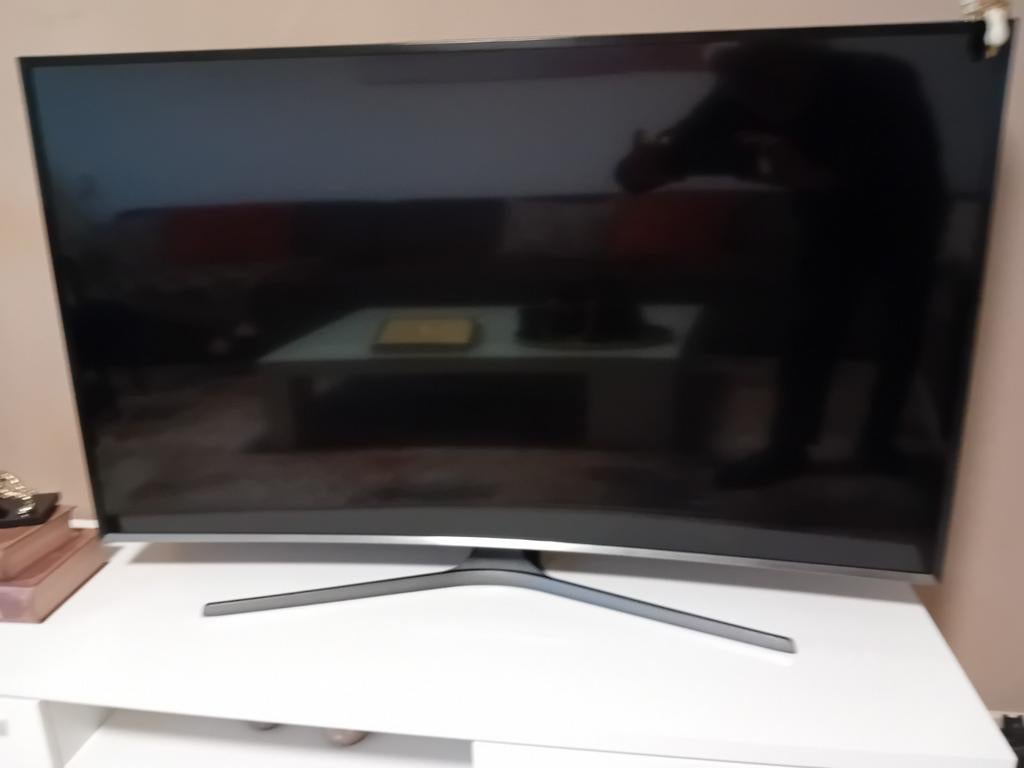 Samsung Curved TV 55 inch 4K Smart TV, LED, Ophalen of Verzenden, Zo goed als nieuw, 100 Hz