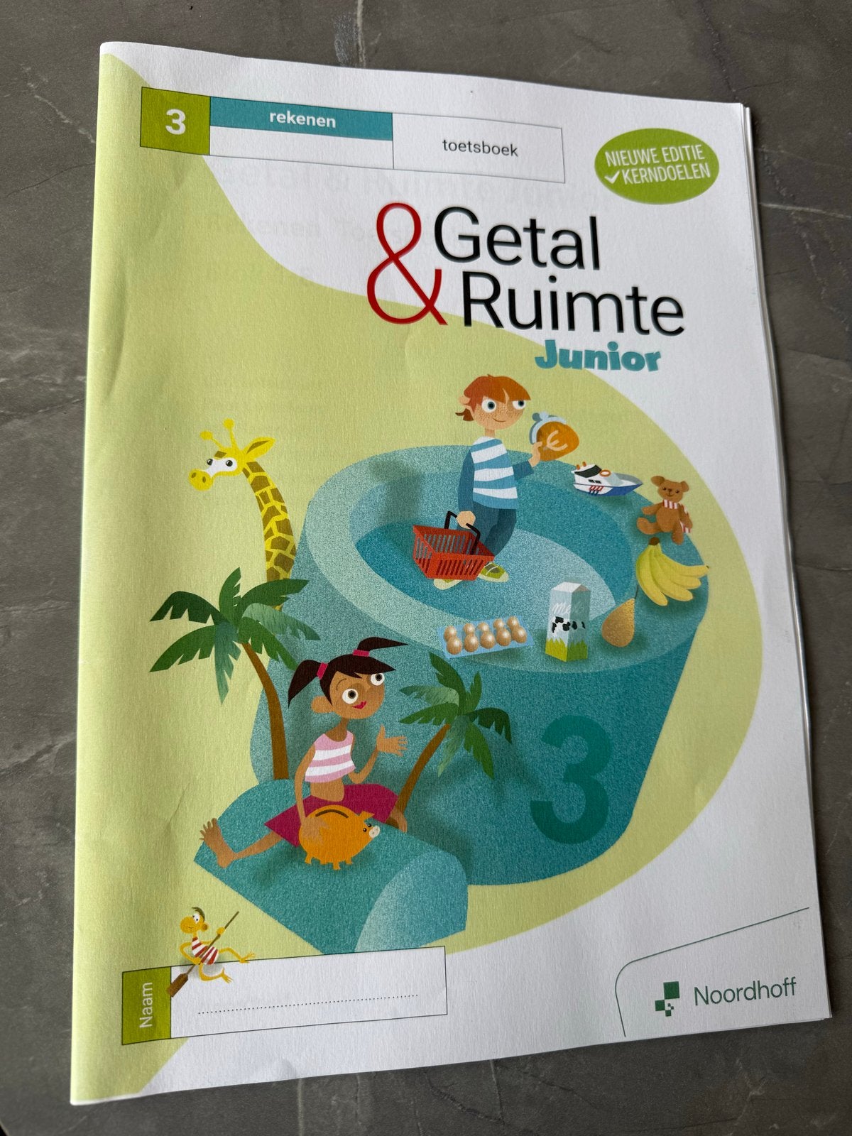 Getal & Ruimte Junior Toetsboek Groep 3 Rekenen Nieuwe Editi, Boeken, Ophalen of Verzenden, Zo goed als nieuw, Overige niveaus
