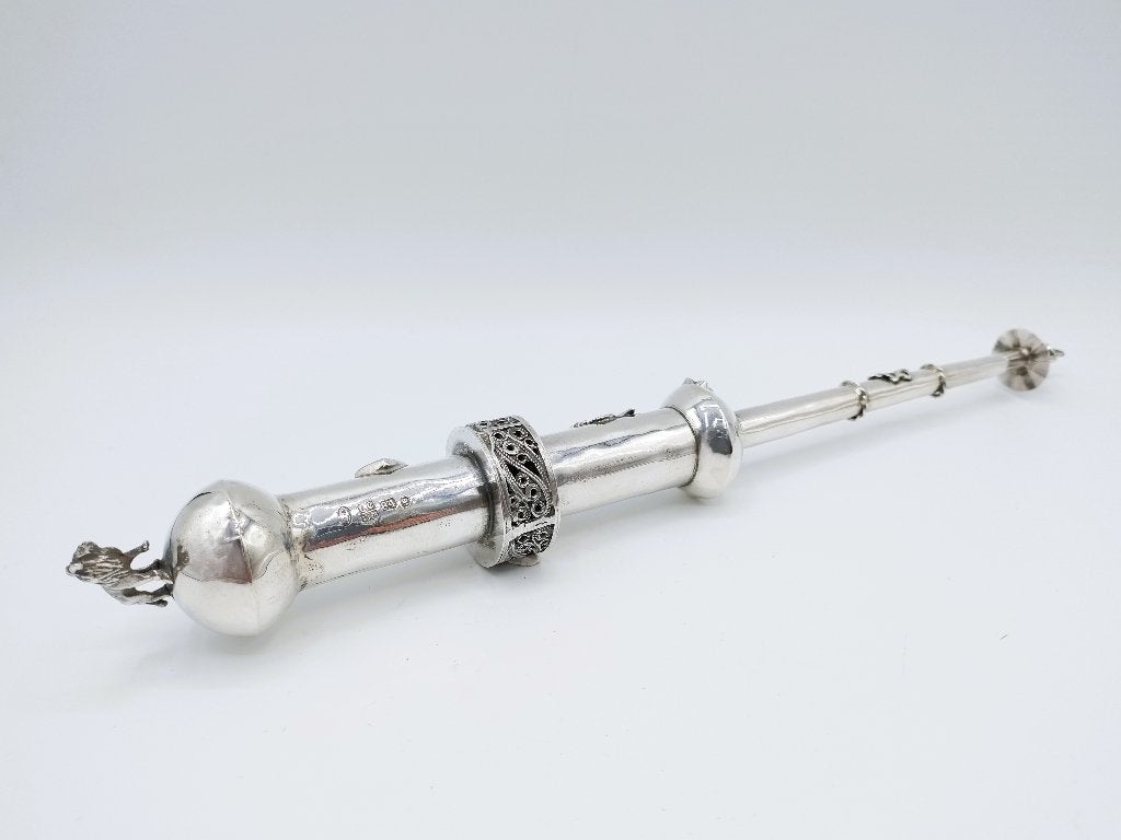 Zilveren jat, 1878, 30,5 cm, Verzenden, Zilver