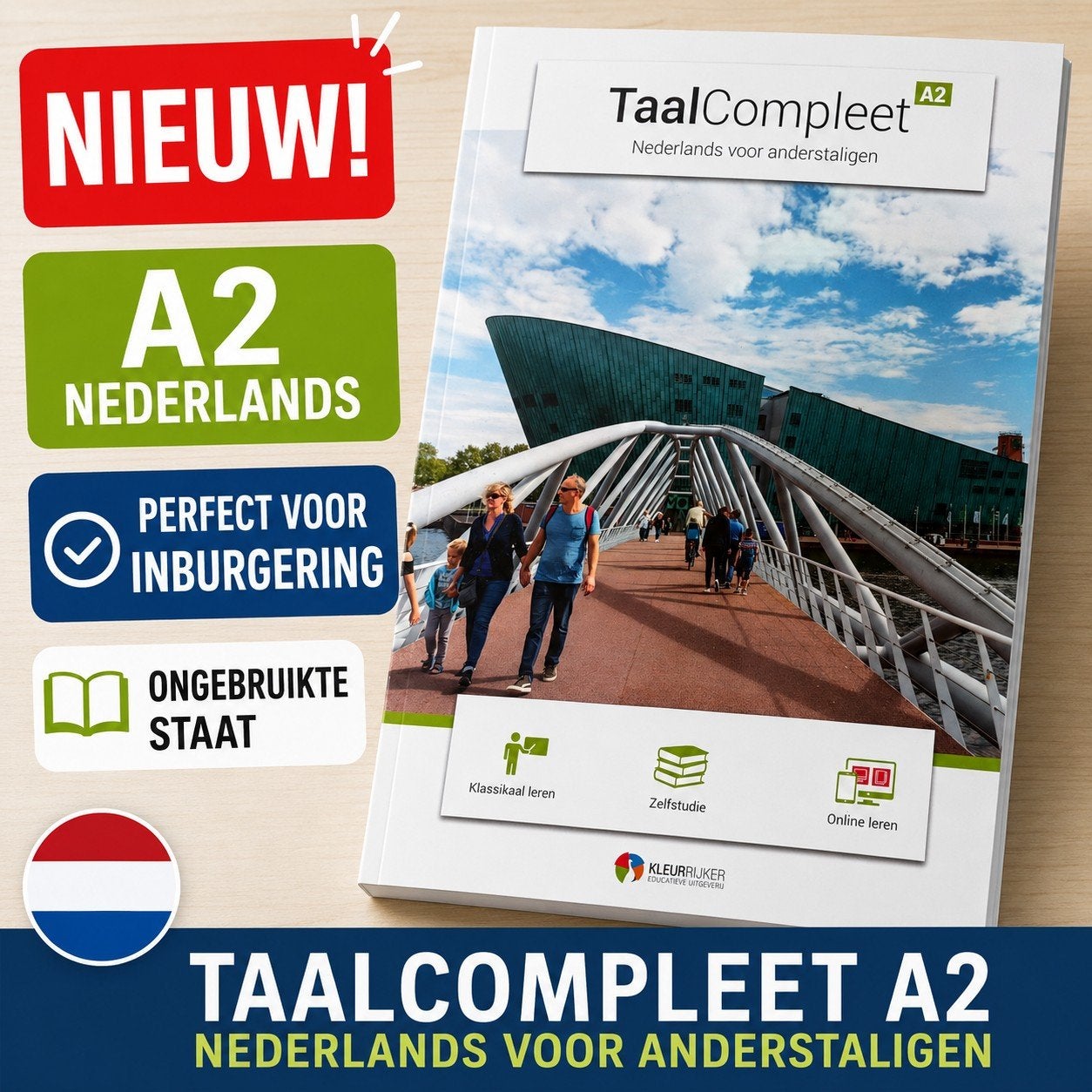 TaalCompleet A2 - Nederlands voor anderstaligen (Nieuw!), Ophalen of Verzenden, Nieuw
