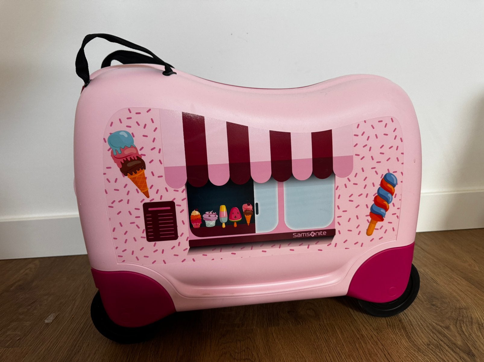 Samsonite, dream2go Ride On koffer, Sieraden, Tassen en Uiterlijk, Koffers, Ophalen, Zo goed als nieuw, Hard kunststof, Minder dan 50 cm