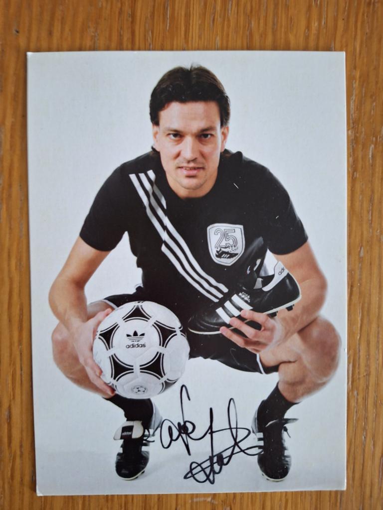 Zeldzame spelerskaart Jari Litmanen  Originele Handtekening, Maat XL, Ophalen of Verzenden, Zo goed als nieuw, Schoenen
