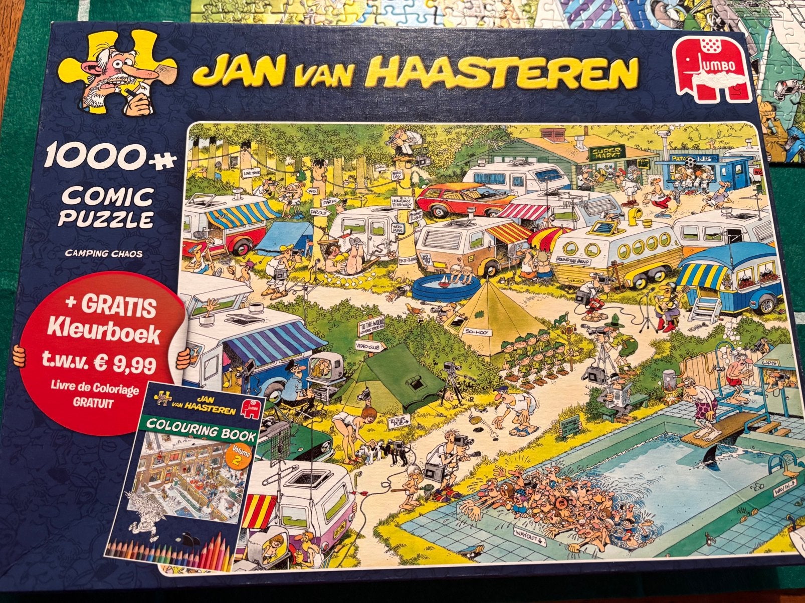 Jan van Haasteren puzzel 1000 stukjes, Ophalen, 500 t/m 1500 stukjes, Zo goed als nieuw
