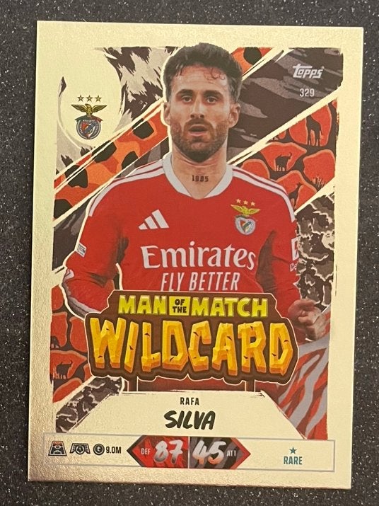 Topps MA 26/27   MotM WILDCARD   SILVA   BENFICA, Verzenden, Zo goed als nieuw, Plaatje