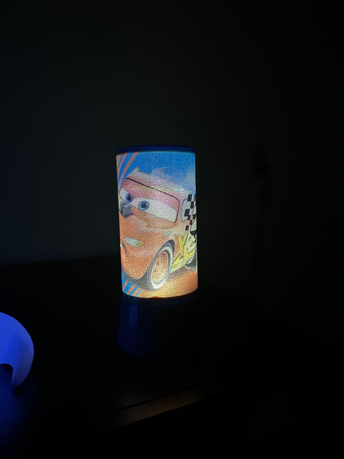 Cars Nachtlampje - Disney Pixar Bliksem McQueen, Kinderen en Baby's, Kinderkamer | Inrichting en Decoratie, Gebruikt, Ophalen of Verzenden