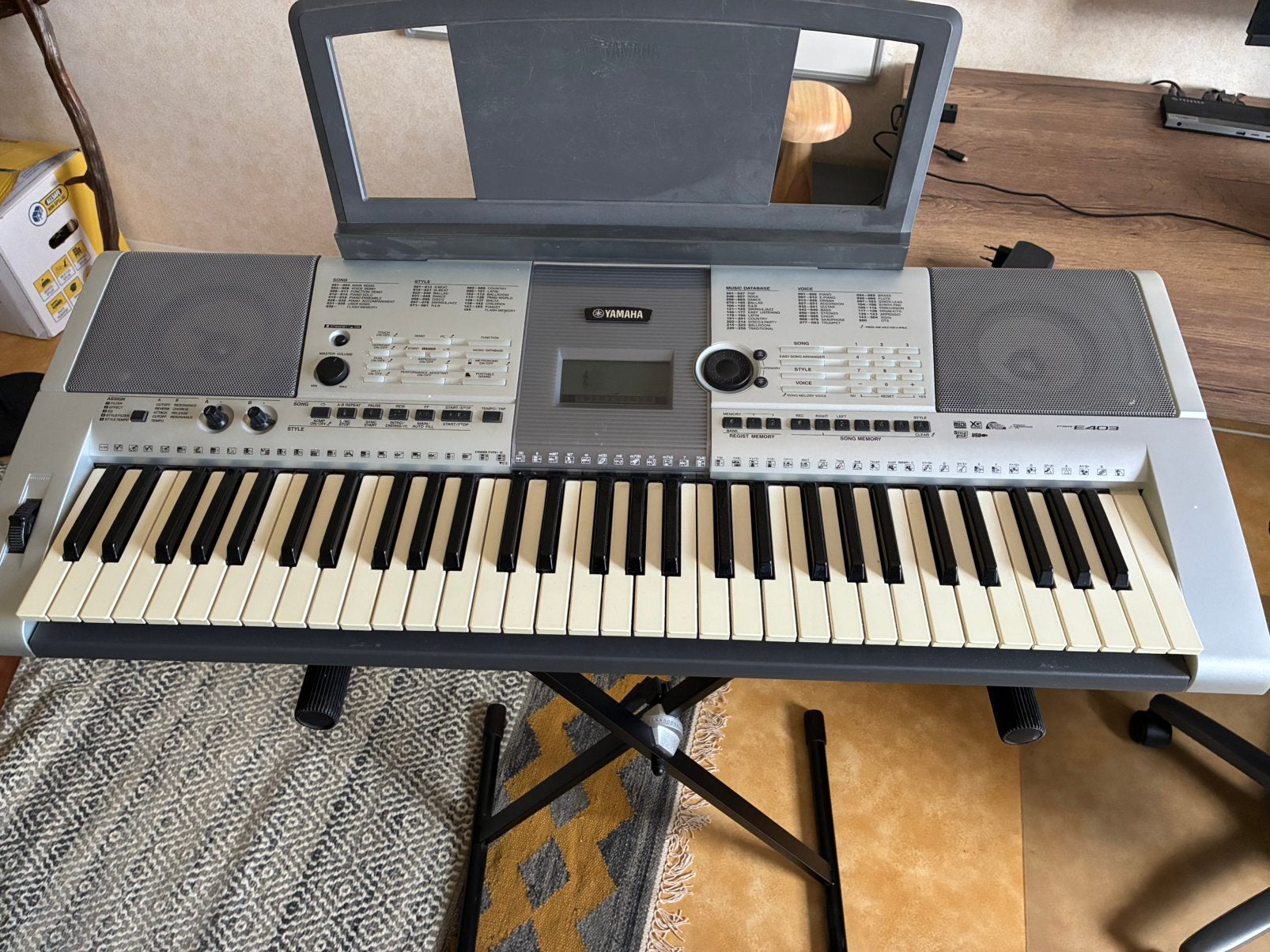 Keyboard Yamaha PSR e403, Ophalen, 61 toetsen, Yamaha, Zo goed als nieuw